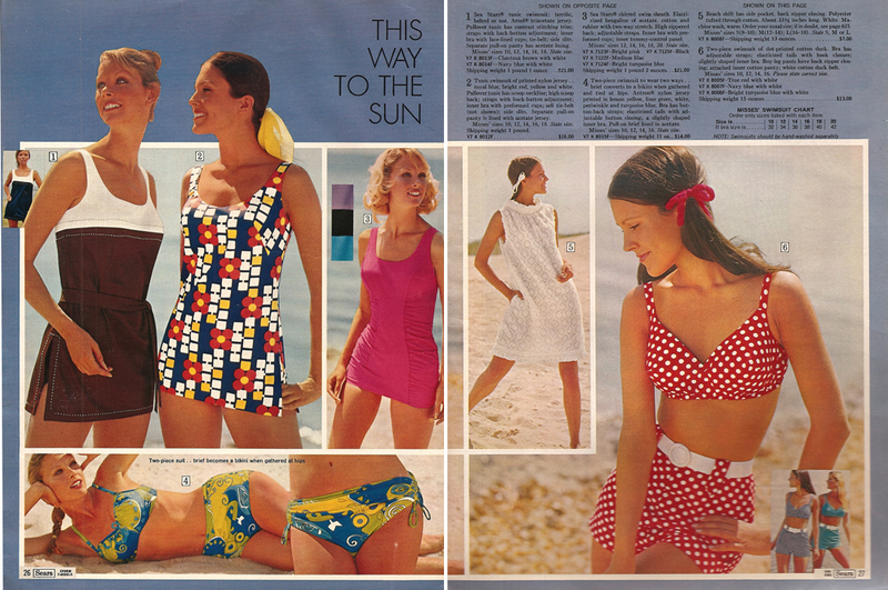 Illustration for article titled Let's Shop for Swimsuits in 1972